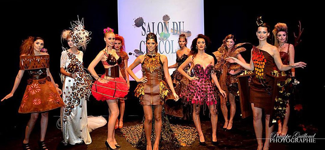 Salon du chocolat à lyon, Maquillage et coiffure Elodie Marcos