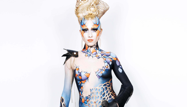 Maquillage coiffure body painting lyon