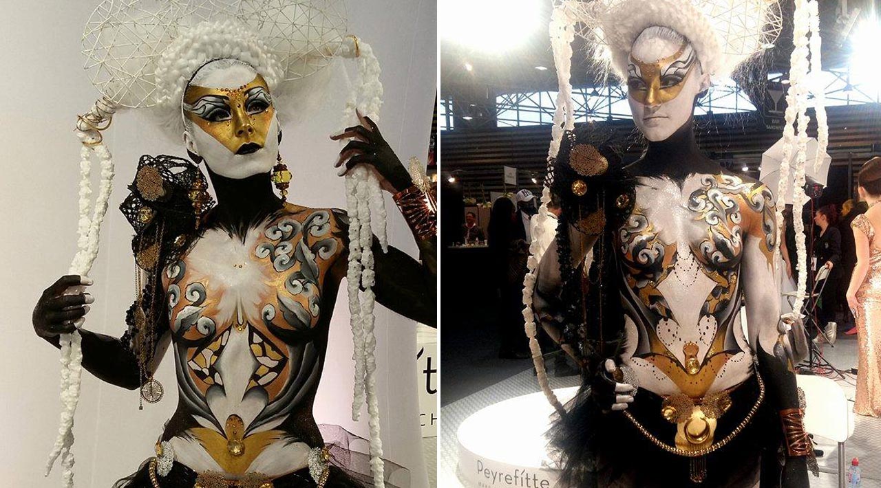 Maquilleuse body painting beauté selection lyon