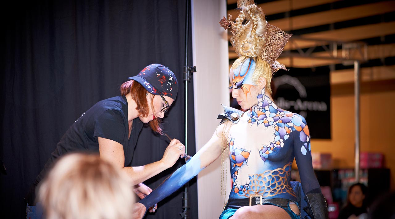 Maquilleuse body painting lyon